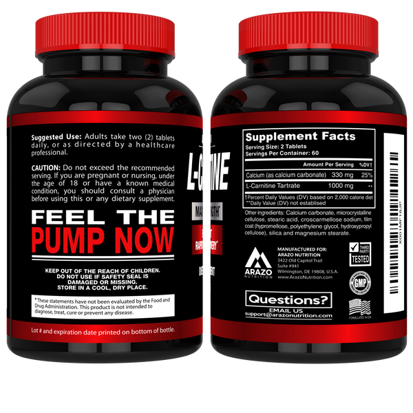L-Carnitine - Arazo Nutrition L-Carnitine - Arazo Nutrition