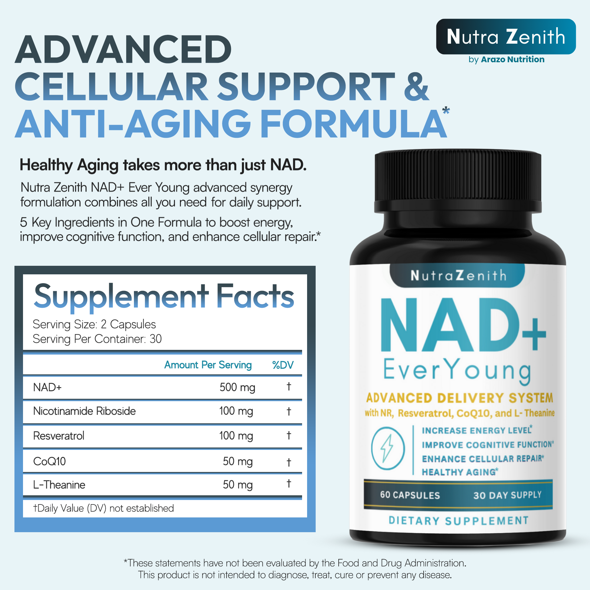 NutraZenith - NAD+ EverYoung