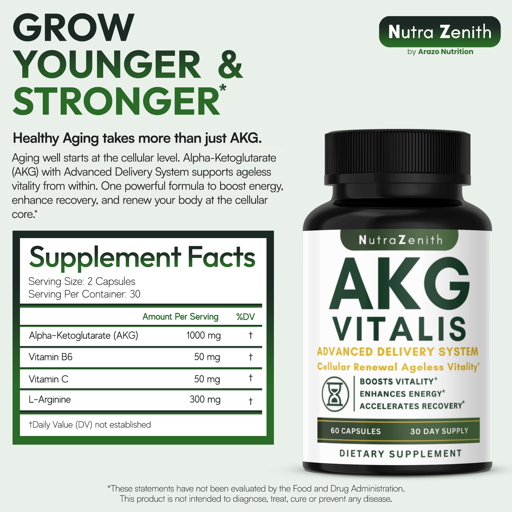 NutraZenith - AKG Vitalis
