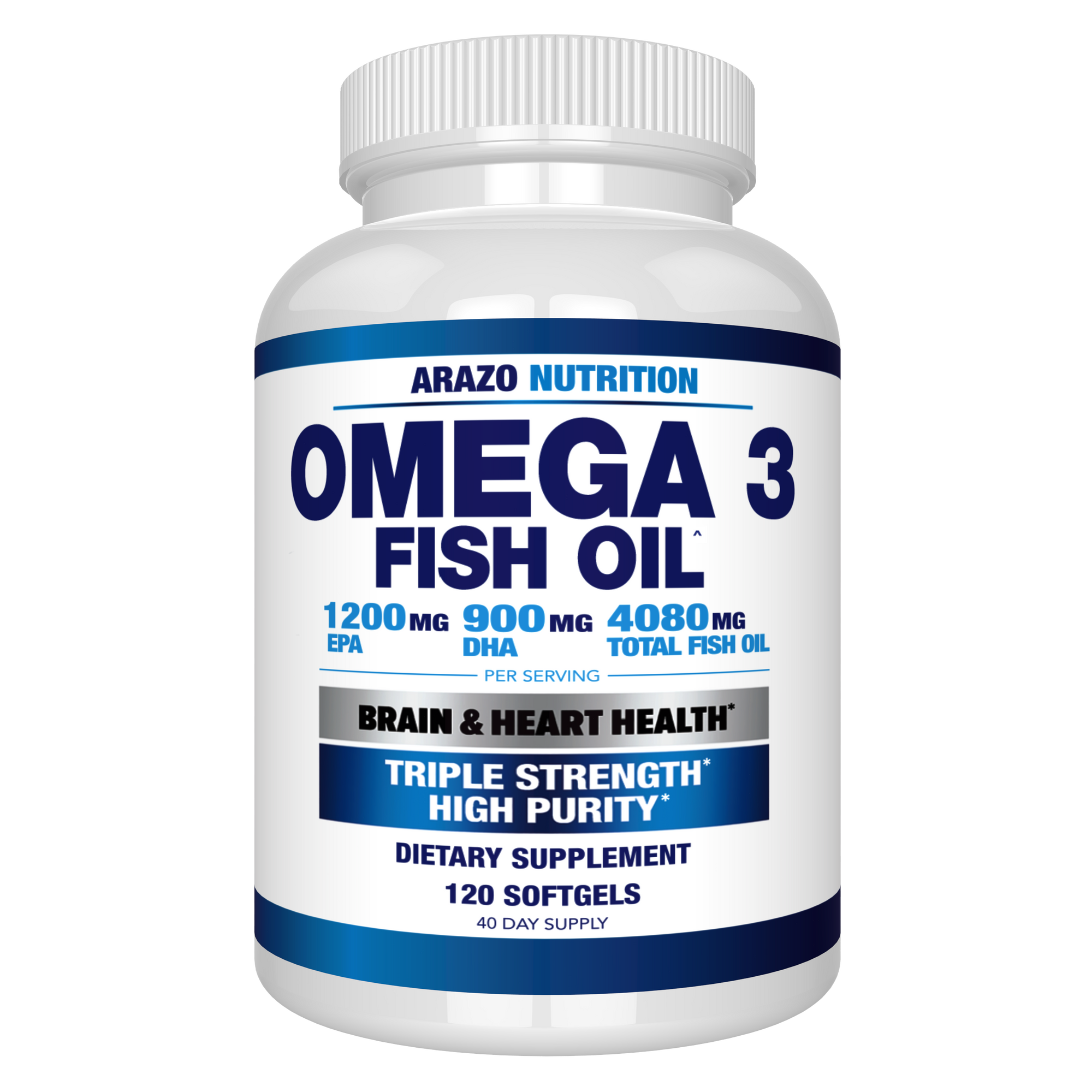 Omega 3 Fish Oil - Arazo Nutrition
