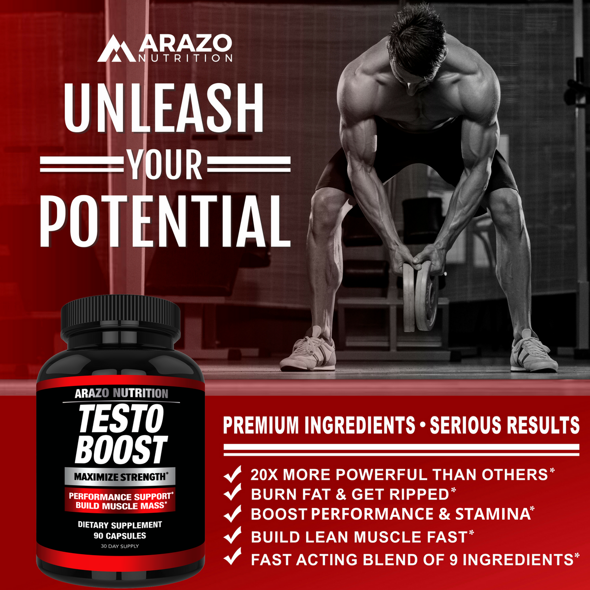Testo Boost - Arazo Nutrition