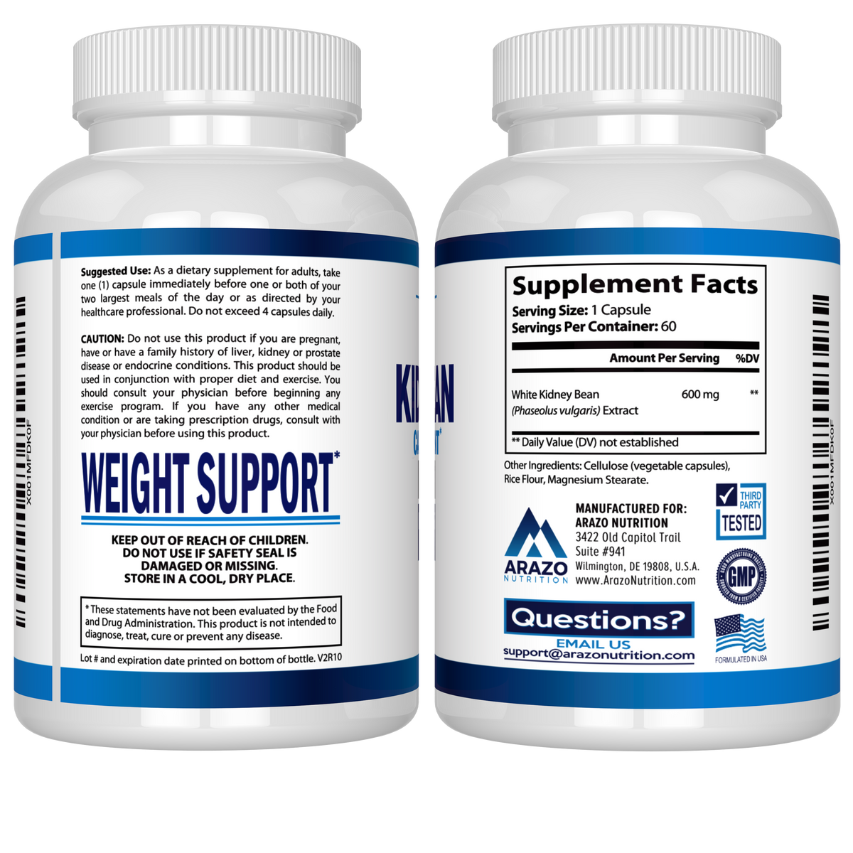 White Kidney Bean Arazo Nutrition